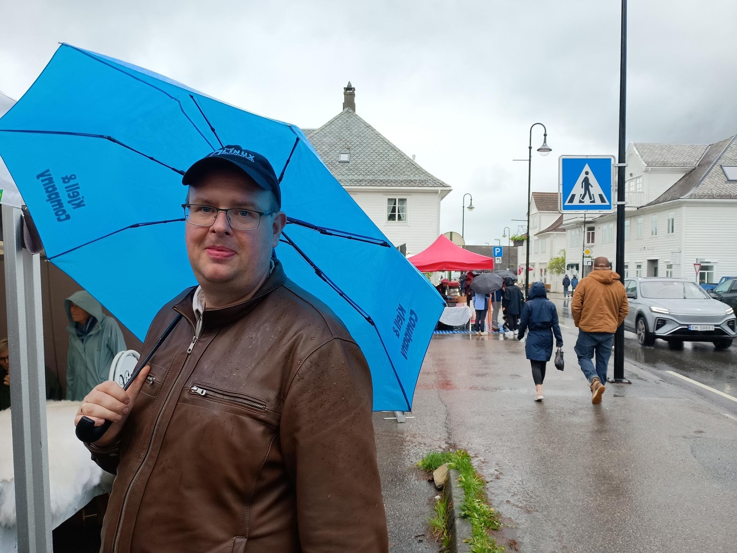 Lars K. Hansen sjekke stands